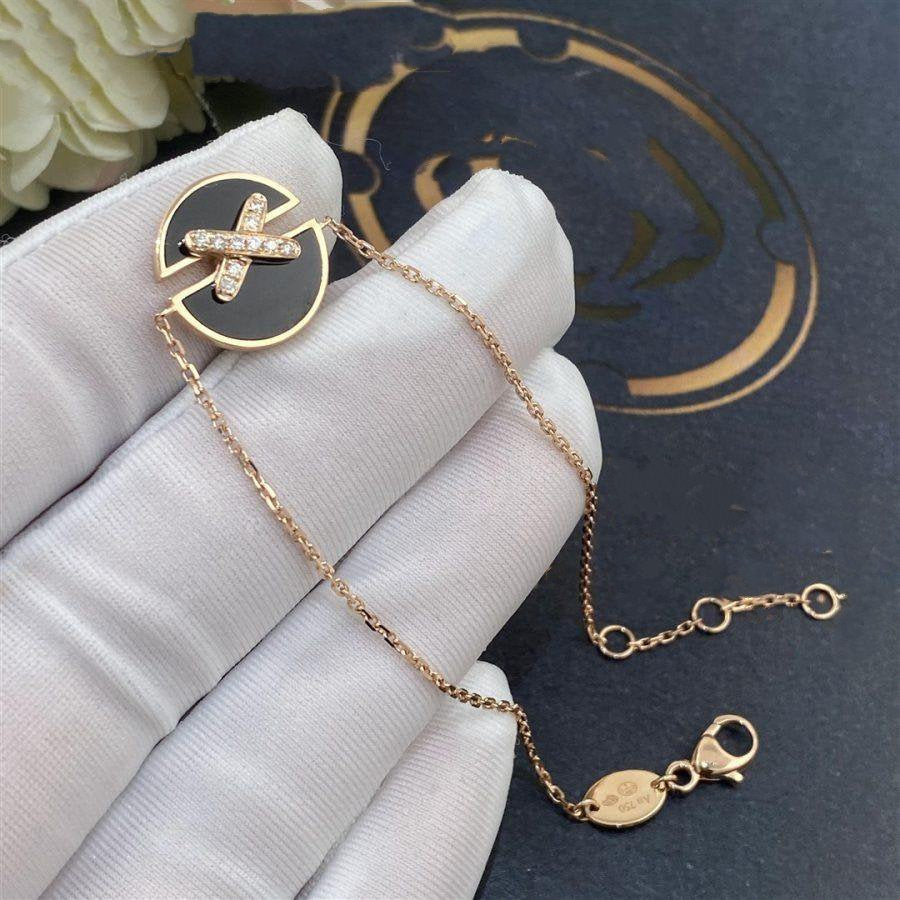 [Dawnora Jewelry]JEUX DE BRACELET ONYX PINK GOLD DIAMOND