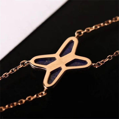 [Dawnora Jewelry]Hollow Design Four-Leaf Clover Flower Shape Ring