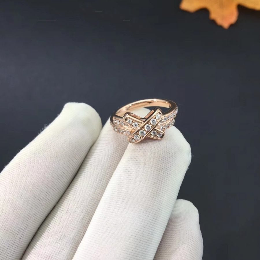 [Dawnora Jewelry]JEUX DE RING PINK GOLD DIAMOND