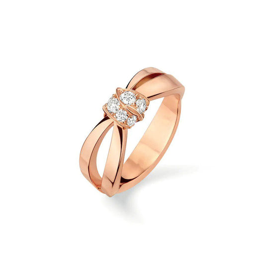 [Dawnora Jewelry]LIENS RING PINK GOLD DIAMOND