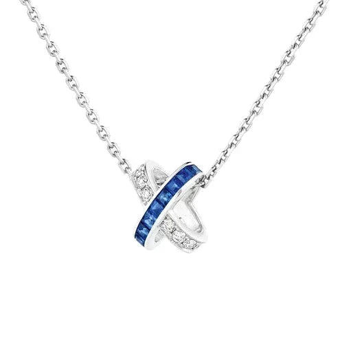 [Dawnora Jewelry]LIENS DIAMOND SILVER NECKLACE