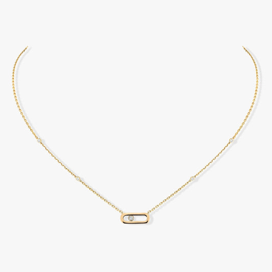 [Dawnora Jewelry]MOVE UNO DIAMOND NECKLACE