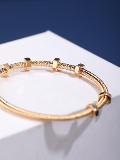 [Dawnora Jewelry]CT THREADED BRACELET