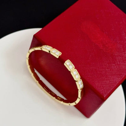[Dawnora Jewelry]LOVE DIAMOND OPEN  BRACELET