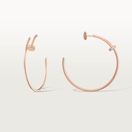 [Dawnora Jewelry]JUSTE HALF DIAMOND LARGE EARRINGS