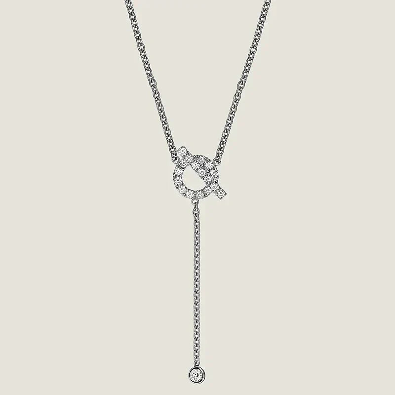 [Dawnora Jewelry]FINESSE SILVER DIAMOND NECKLACE