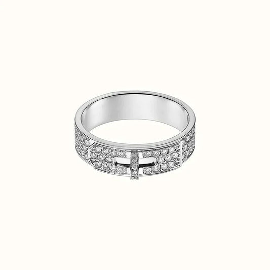 [Dawnora Jewelry]KELLY SILVER DIAMOND RING