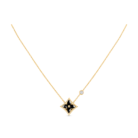[Dawnora Jewelry]STAR BLACK MOP NECKLACE