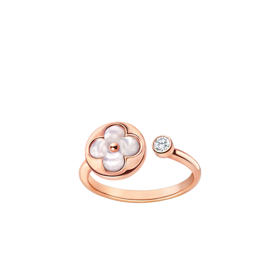 [Dawnora Jewelry]SUN 1 DIAMOND PINK MOP RING