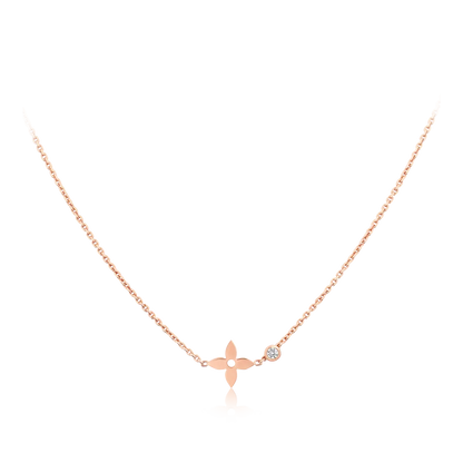 [Dawnora Jewelry]BLOSSOM PENDANT PINK GOLD AND DIAMOND