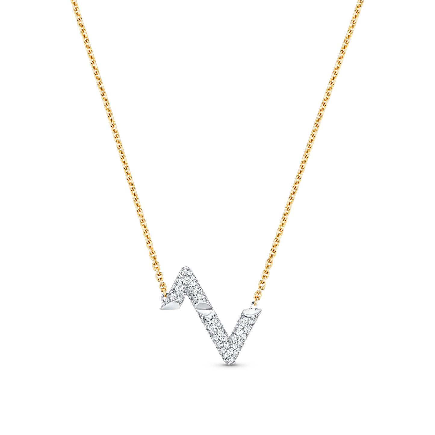 [Dawnora Jewelry]VOLT SILVER DIAMOND PEDANT NECKLACE