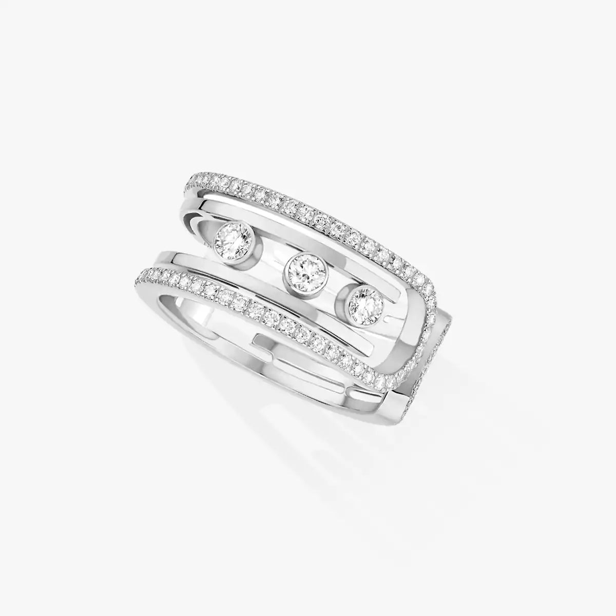 [Dawnora Jewelry]Move 10th Diamond Ring in Gold