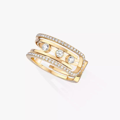 [Dawnora Jewelry]Move 10th Diamond Ring in Gold