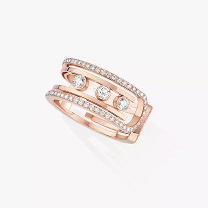 [Dawnora Jewelry]Move 10th Diamond Ring in Gold