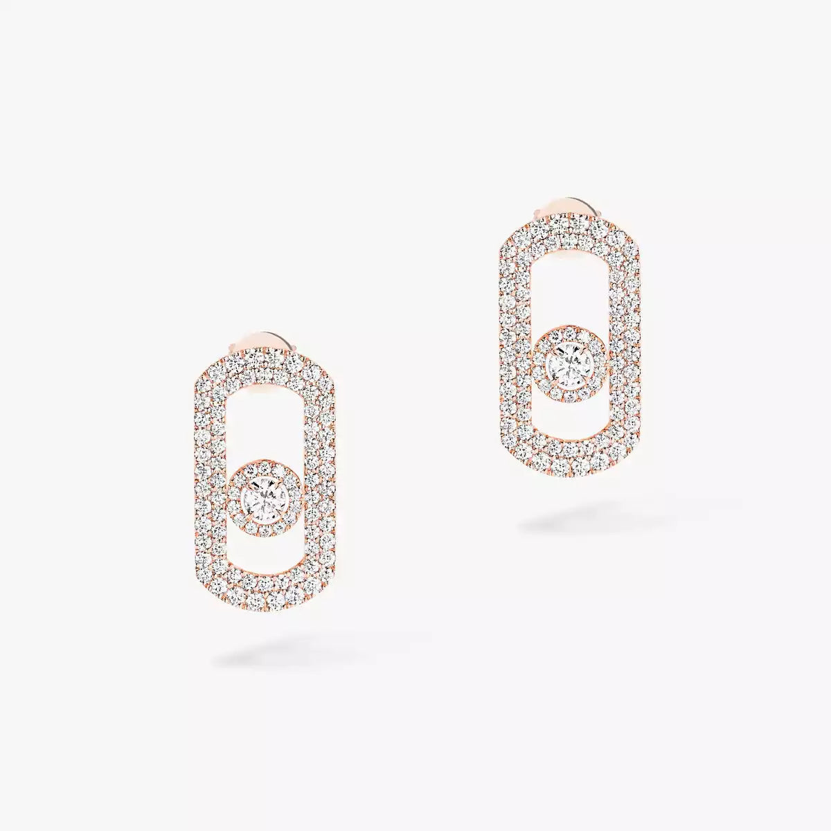 [Dawnora Jewelry]So Move Pave_-Set Diamond Earrings in Silver