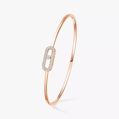 [Dawnora Jewelry]Move Uno pavé flex bangle medium