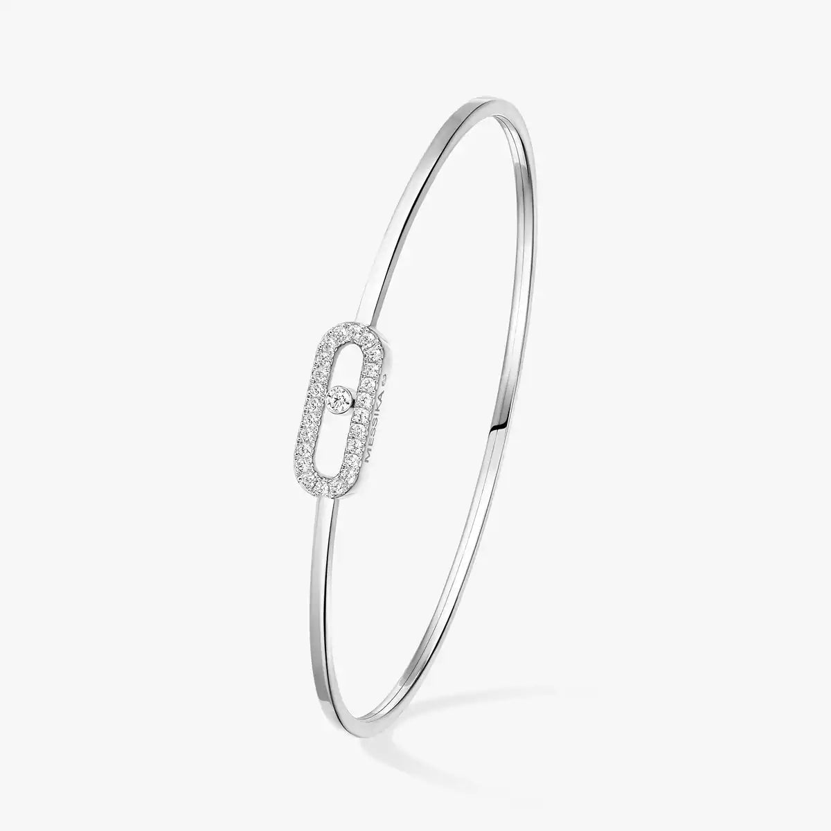 [Dawnora Jewelry]Move Uno pavé flex bangle medium