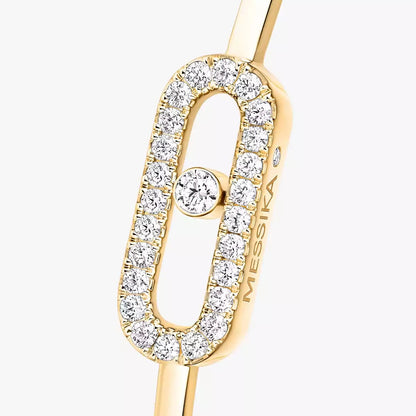 [Dawnora Jewelry]Move Uno pavé flex bangle medium
