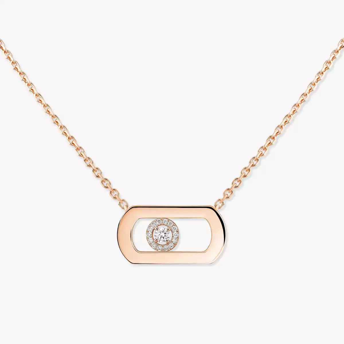 [Dawnora Jewelry]So Move Diamond Necklace in Gold