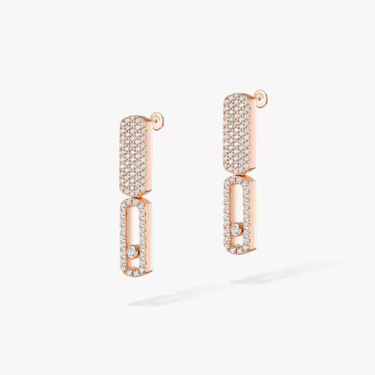 [Dawnora Jewelry]Imperial Move SM Diamond Earrings