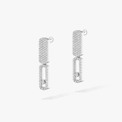 [Dawnora Jewelry]Imperial Move SM Diamond Earrings