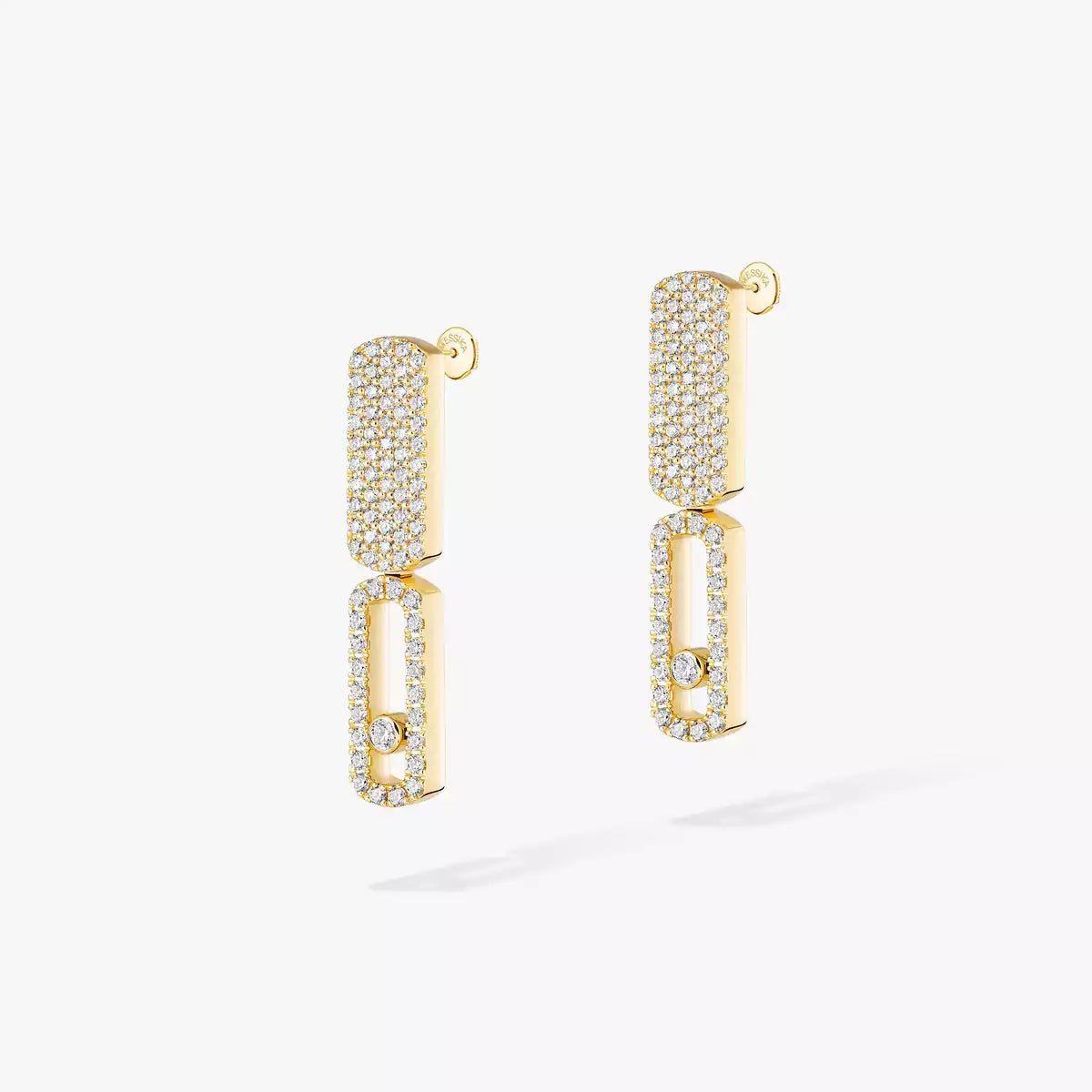 [Dawnora Jewelry]Imperial Move SM Diamond Earrings