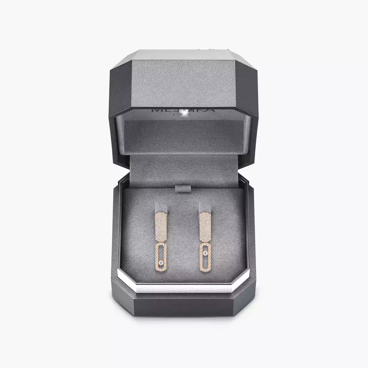 [Dawnora Jewelry]Imperial Move SM Diamond Earrings
