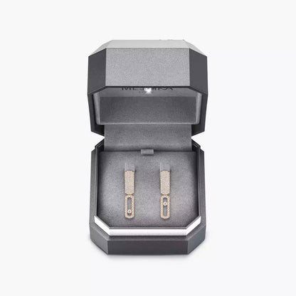 [Dawnora Jewelry]Imperial Move SM Diamond Earrings