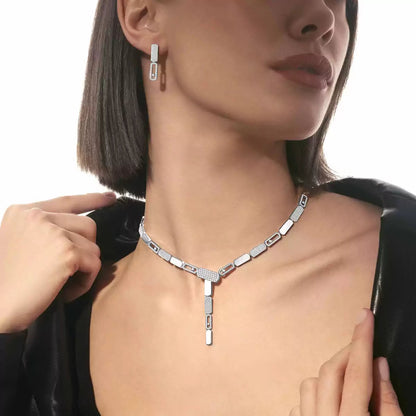 [Dawnora Jewelry]Imperial Move SM Diamond Earrings