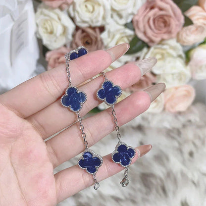 [Dawnora Jewelry]CLOVER 5 MOTIF PIETERSITE BRACELET COLLECTION