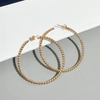 [Dawnora Jewelry] SMOOTH BEAD STUD EARRINGS