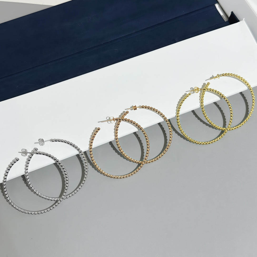 [Dawnora Jewelry] SMOOTH BEAD STUD EARRINGS
