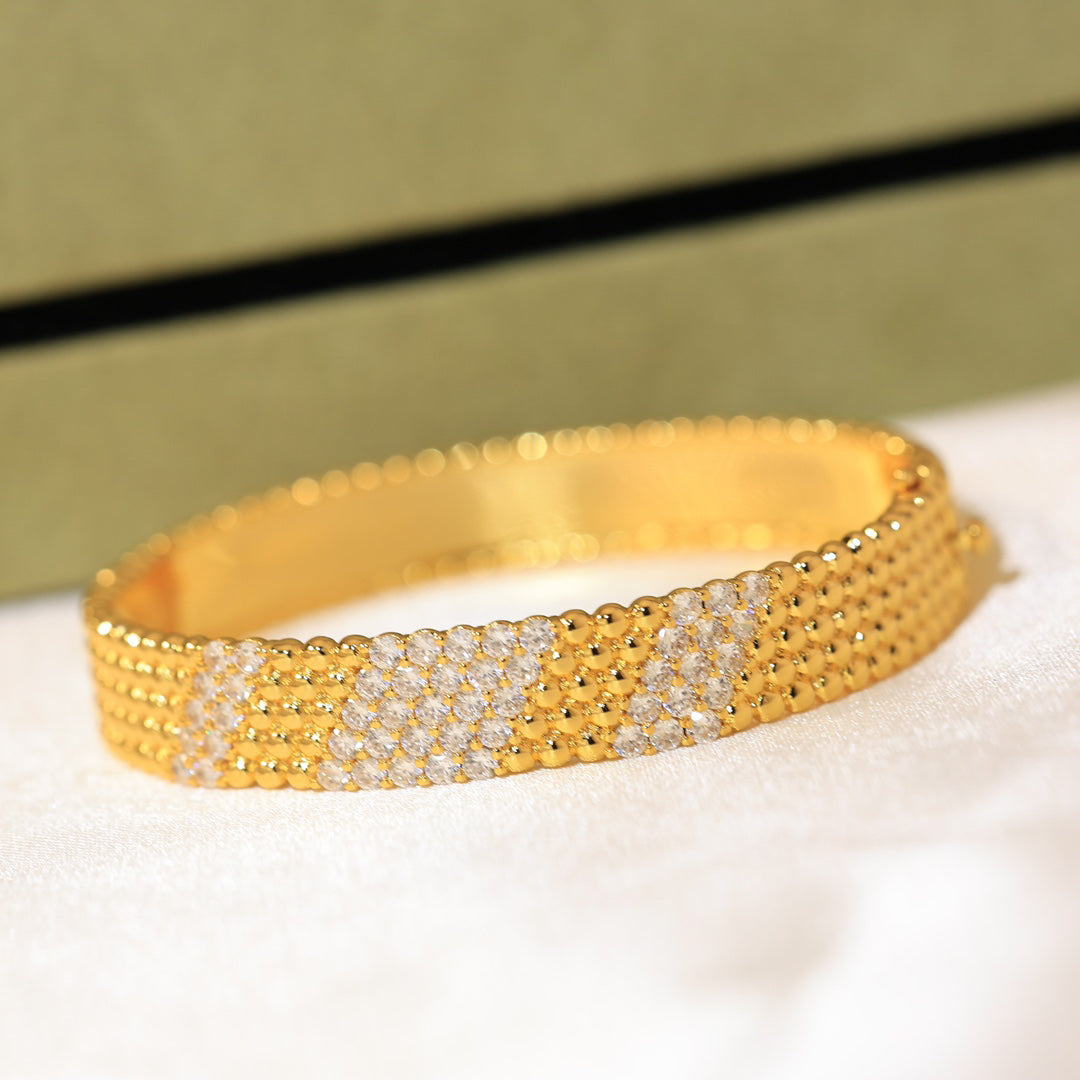[Dawnora Jewelry]  FIVE-ROW DIAMOND BRACELET
