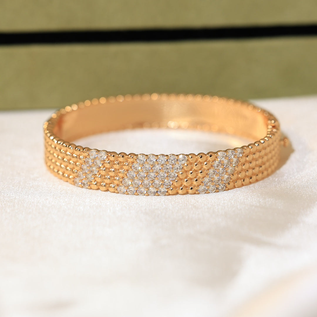 [Dawnora Jewelry]  FIVE-ROW DIAMOND BRACELET