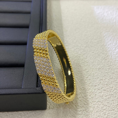 [Dawnora Jewelry]  FIVE-ROW DIAMOND BRACELET