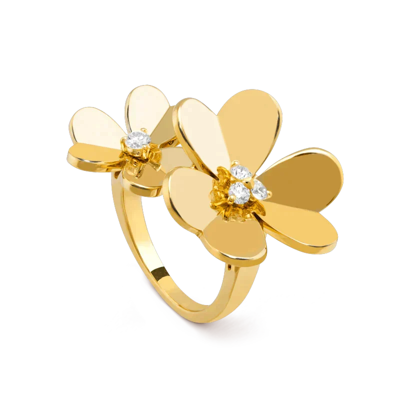 [Dawnora Jewelry]CLOVER COMOS GOLD DIAMOND RING