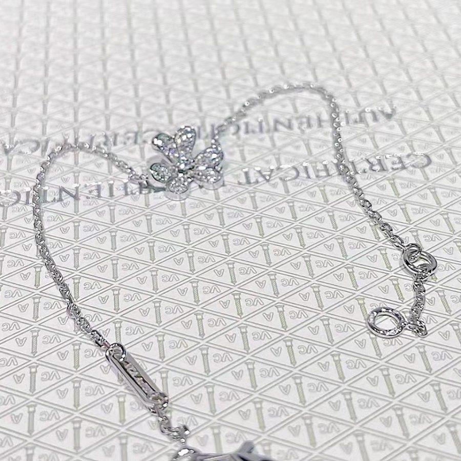 [Dawnora Jewelry]FRIVOLE SILVER FLOWER DIAMOND BRACELET