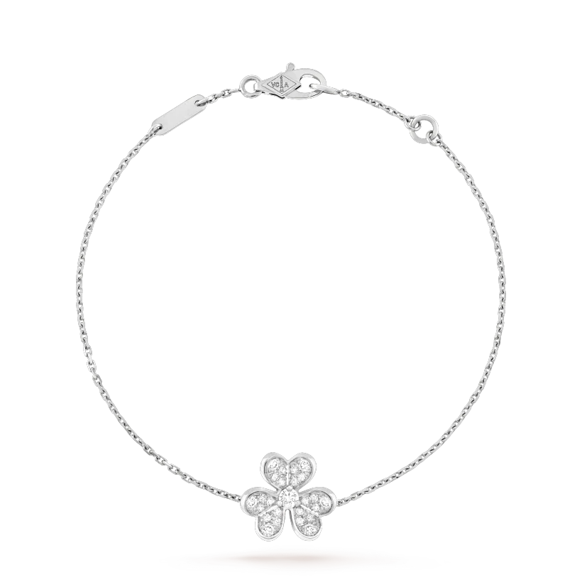 [Dawnora Jewelry]FRIVOLE SILVER FLOWER DIAMOND BRACELET
