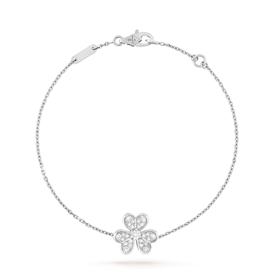 [Dawnora Jewelry]FRIVOLE SILVER FLOWER DIAMOND BRACELET