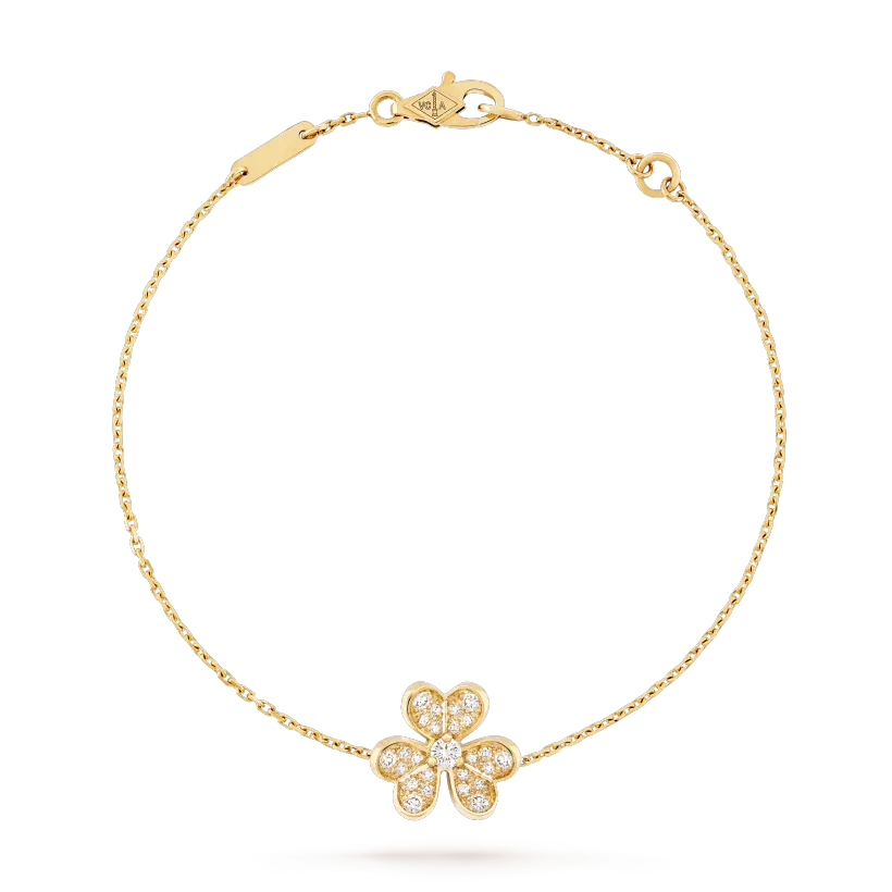 [Dawnora Jewelry]FRIVOLE GOLD FLOWER DIAMOND BRACELET