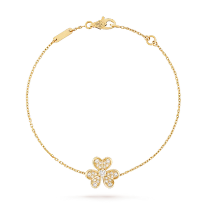 [Dawnora Jewelry]FRIVOLE GOLD FLOWER DIAMOND BRACELET