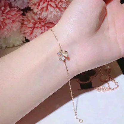 [Dawnora Jewelry]FRIVOLE GOLD FLOWER DIAMOND BRACELET
