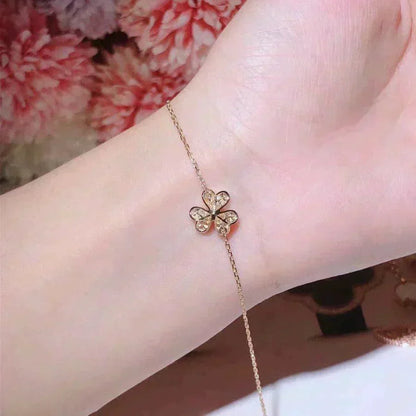 [Dawnora Jewelry]FRIVOLE GOLD FLOWER DIAMOND BRACELET