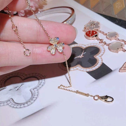 [Dawnora Jewelry]FRIVOLE GOLD FLOWER DIAMOND BRACELET