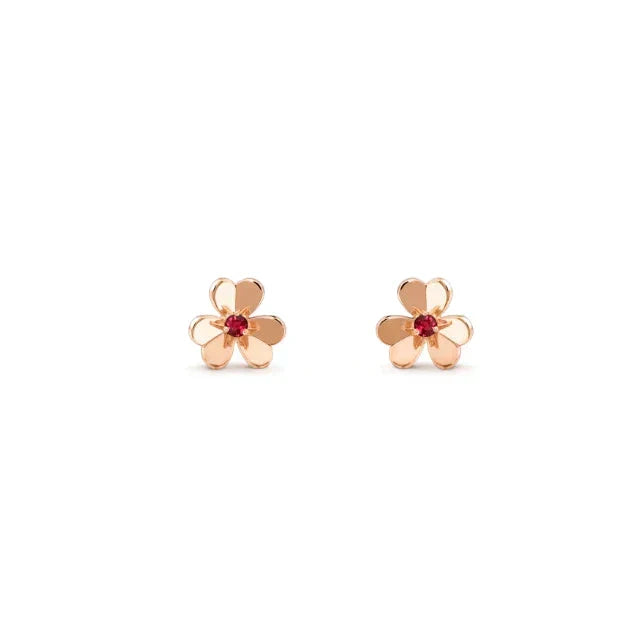 [Dawnora Jewelry]FRIVOLE  FLOWER PINK EARRINGS