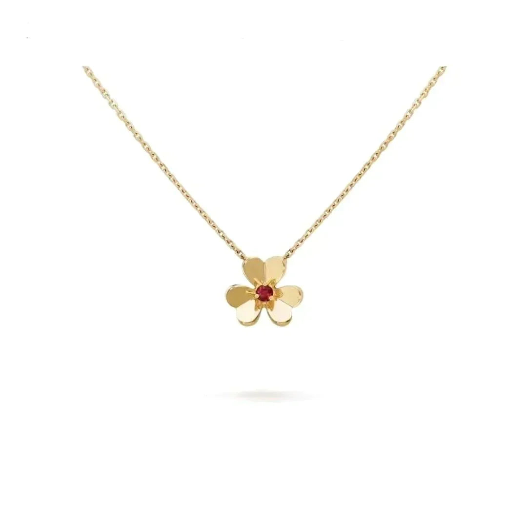 [Dawnora Jewelry]FRIVOLE GOLD FLOWER NECKLACE