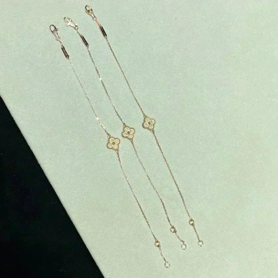 [Dawnora Jewelry]CLOVER SINGLE FLOWER BRACELET