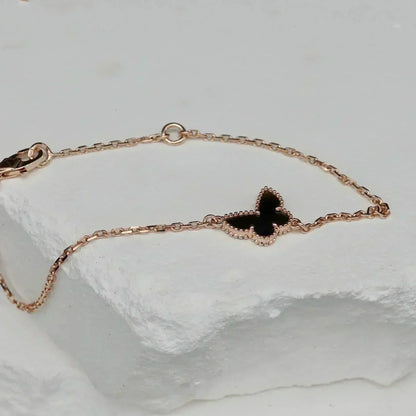 [Dawnora Jewelry]BUTTERFLY ONYX  BUTTERFLY BRACELET