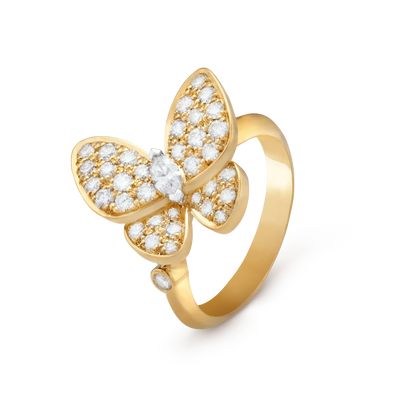 [Dawnora Jewelry]BUTTERFLY DIAMOND RING