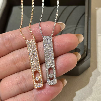[Dawnora Jewelry]MY FIRST DIAMOND PAVED NECKLACE